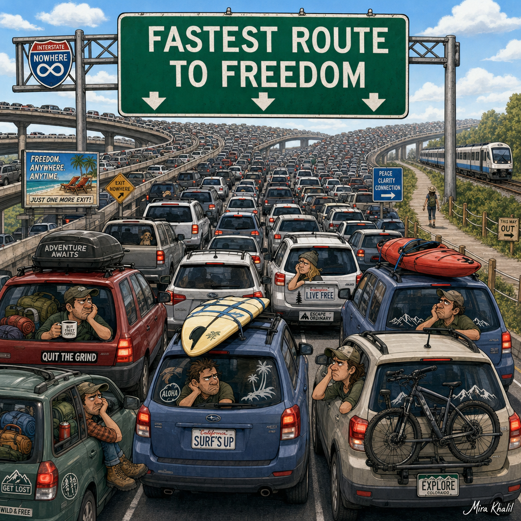 Freedom Lane Traffic Jam
