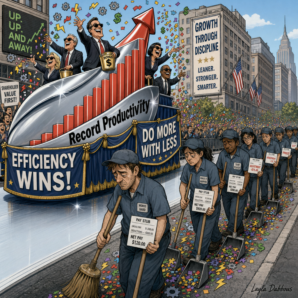Productivity Parade, Paycut Cleanup