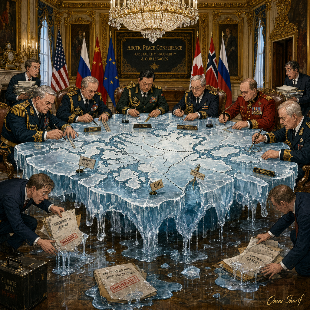 Ceasefire on a Melting Map