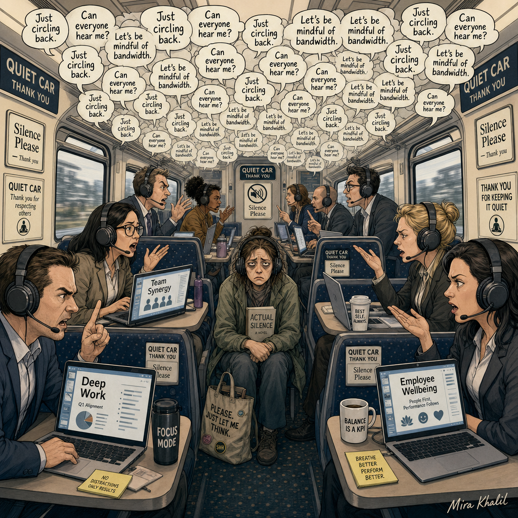 Quiet Car Conference Call