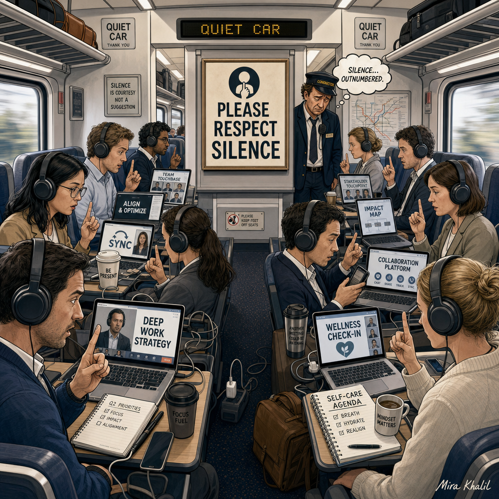 Quiet Car Conference Call