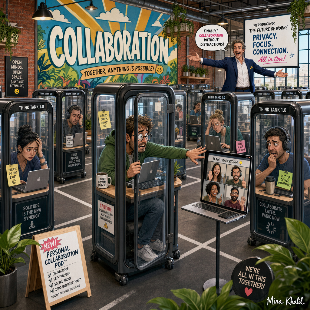 Open Office Privacy Booths