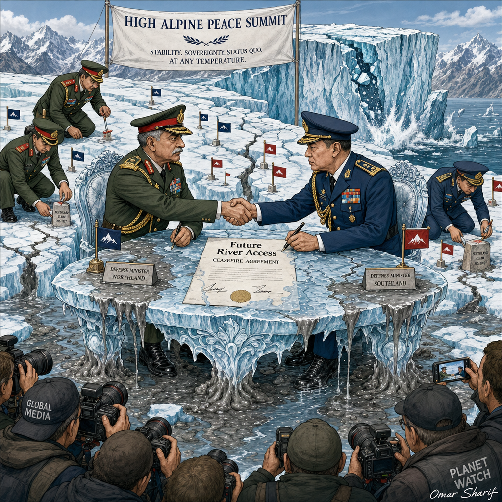 Ceasefire at the Glacier