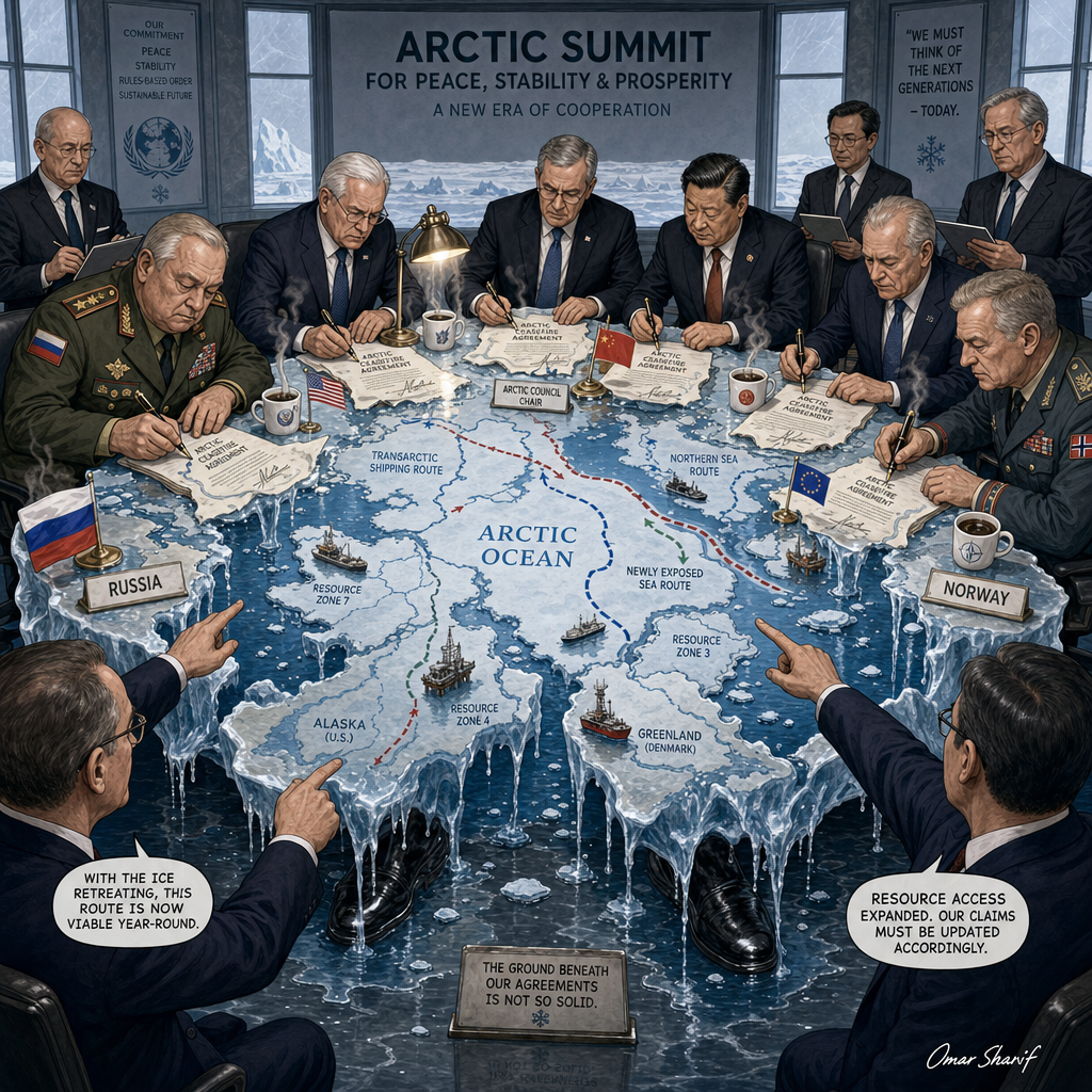 Ceasefire on Melting Ice