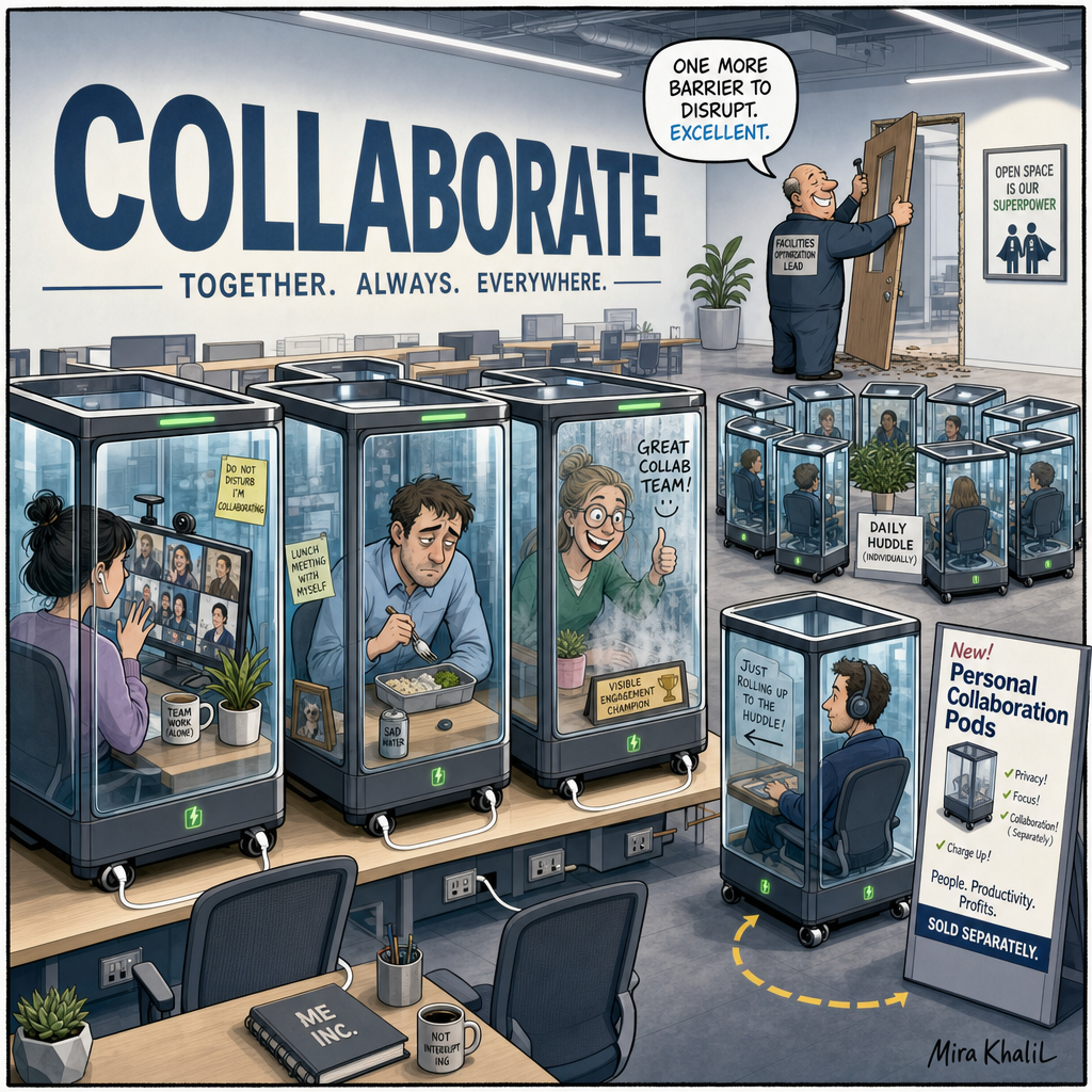Open Office Privacy Booth