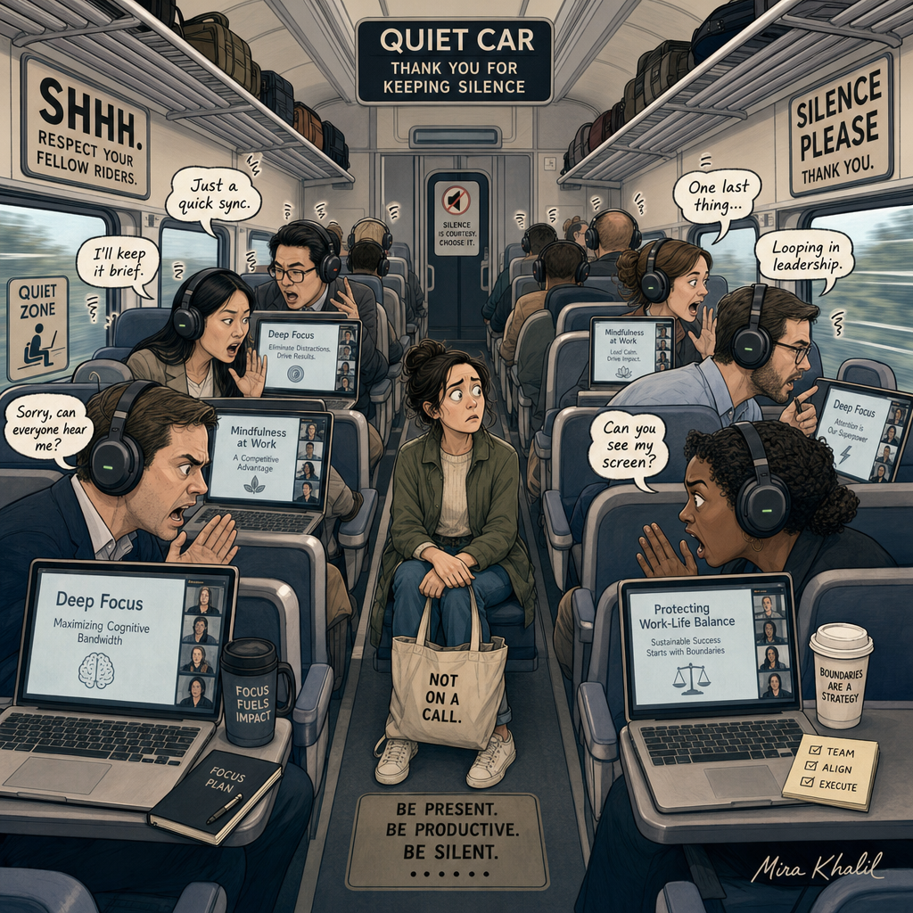 Quiet Car Conference Call