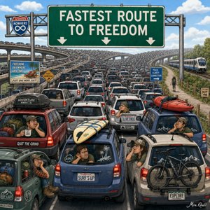 Freedom Lane Traffic Jam