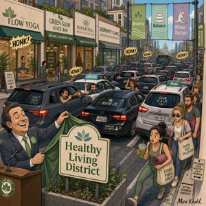 Wellness Lane Traffic Jam