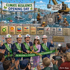 Ribbon-Cutting the Sea Wall